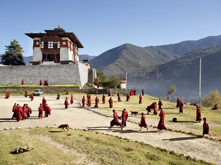 Photograph by James Mollison. Dechen Phodrang, Thimphu, Bhutan