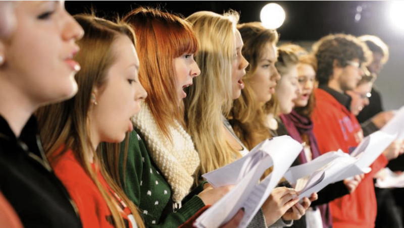 Singers use their unique strengths to work as an ensemble producing an exciting performance